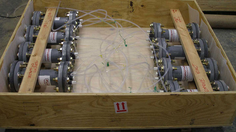 Fluoropolymer Shell and Tube Heat Exchangers